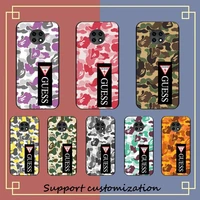 luxury guess camouflage pattern camo military army phone case for xiaomi redmi note8a 7 5 note8pro 8t 9pro note 6pro capa