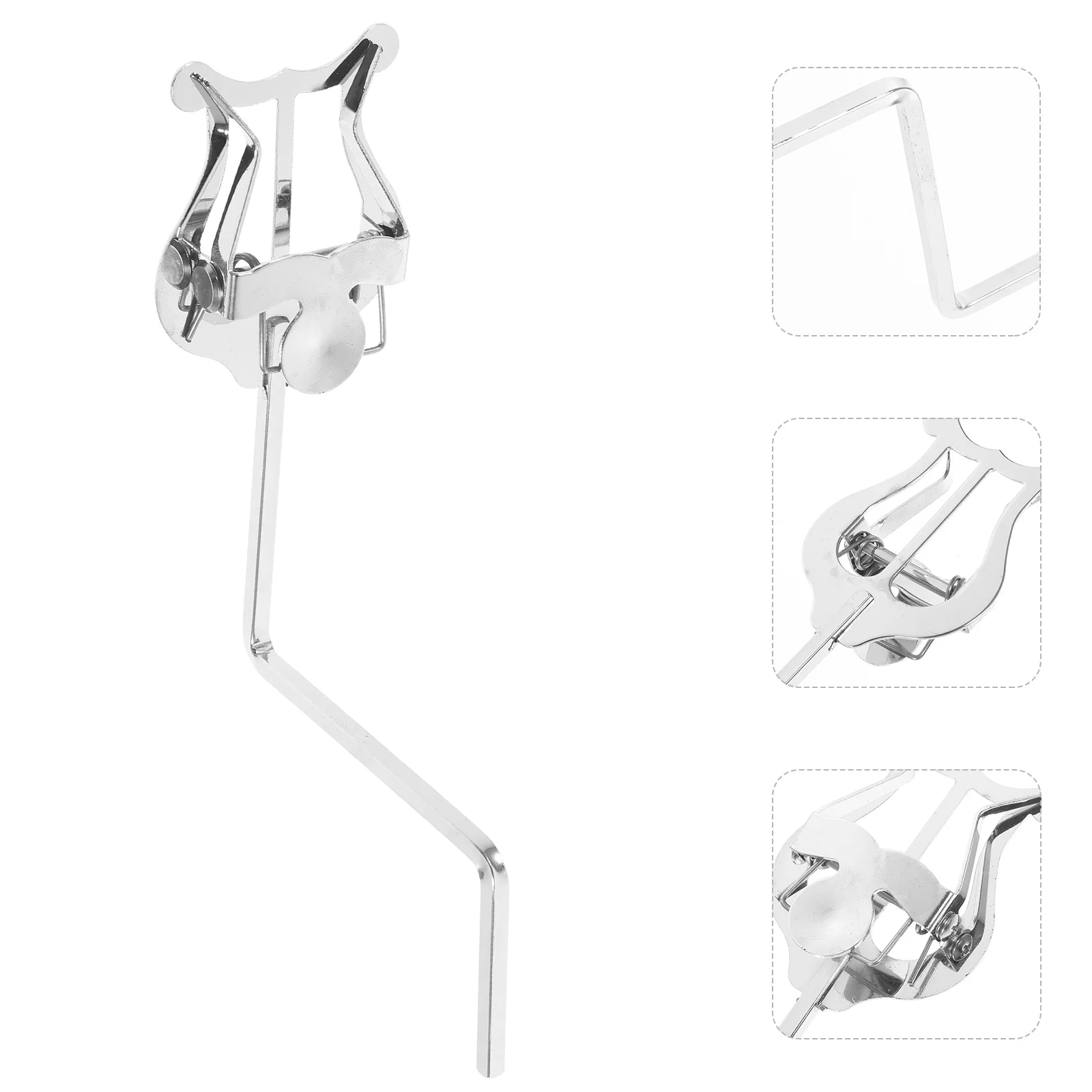 

Instrument Accessories Saxophone Music Score Clip Lyre Metal Clips Holder Clamp
