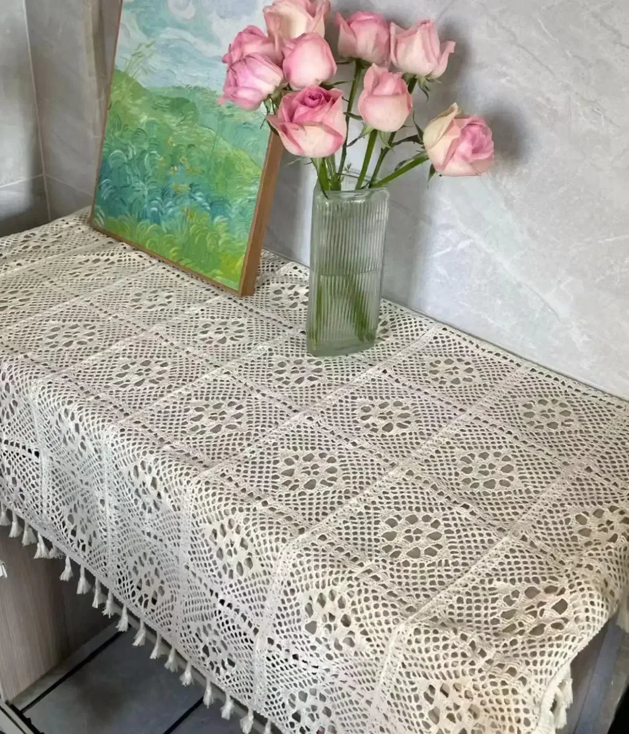 Xz0020 Tafelkleed Waterdicht Olie Proof En Was Gratis Pvcmesh Rood Bureau Student Salontafel Tafelmat Stof Kunst