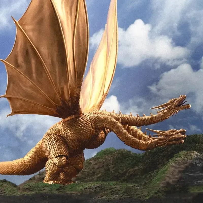 Фото Базовая подставка серии HIYA Squisita для фигурки King Ghidorah из фильма «Годзилла против Кинг-Гидора» 1991 года (аниме-серия) №3
