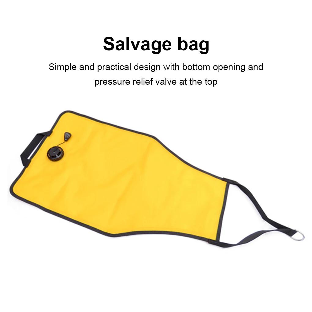 

Scuba Diving Lift Bags Swimming Salvage Lifting with Dump Valve Gear Wear-resistant Underwater Snorkeling Equipments