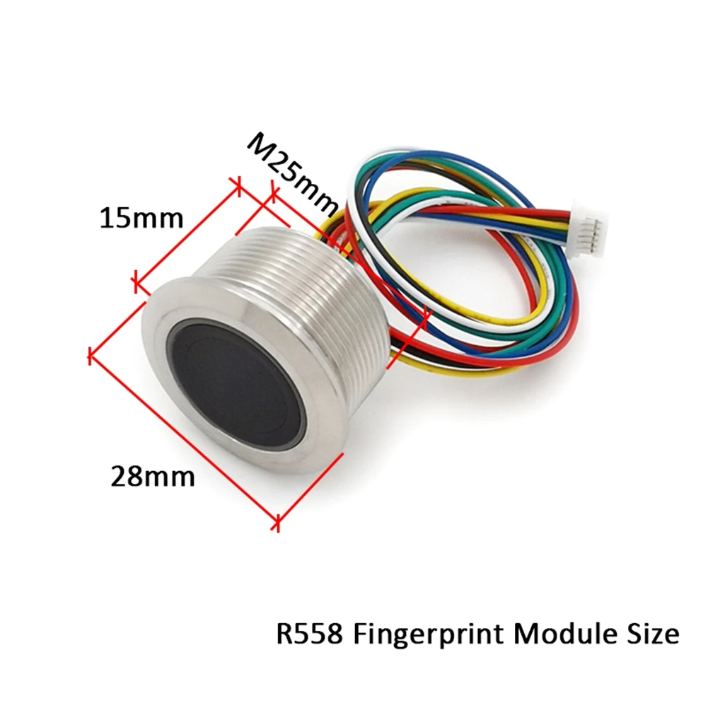 *A* KL261 R558-S DC5.5-15V Плата управления доступом по отпечаткам пальцев с релейным выходом, низким энергопотреблением и режимом самоблокировки (art.: 3920dd2f52d89) - 3920dd2f52d89