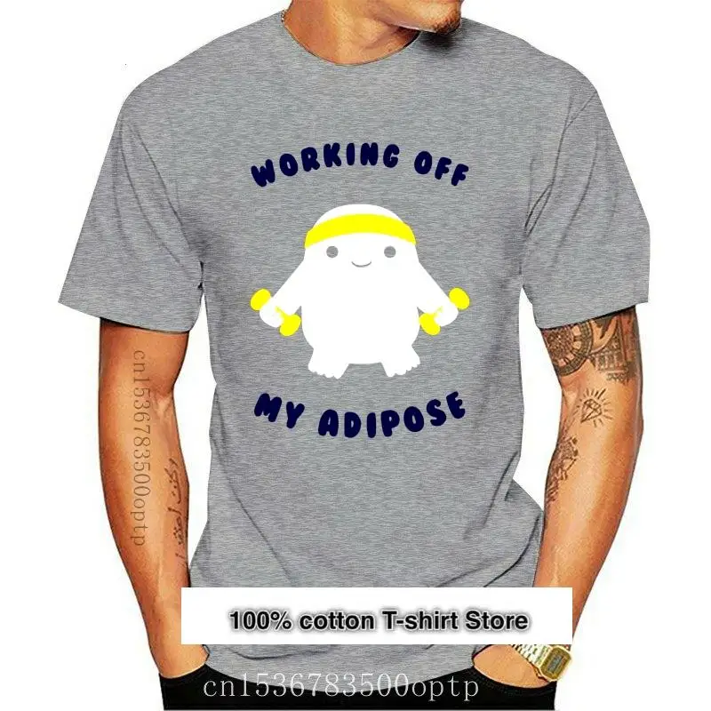 

Camiseta de манга corta para hombre y mujer, prenda de vestir, переключающаяся, с фразой worning My Adipose, nueva