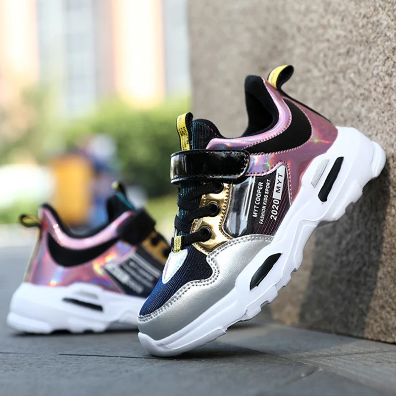 

2022 Kids Tennis Sneakers for Girls Fashion Lightweight Sports Running Shoes Children Casual Sneakers Boys Autumn Winter Shoes