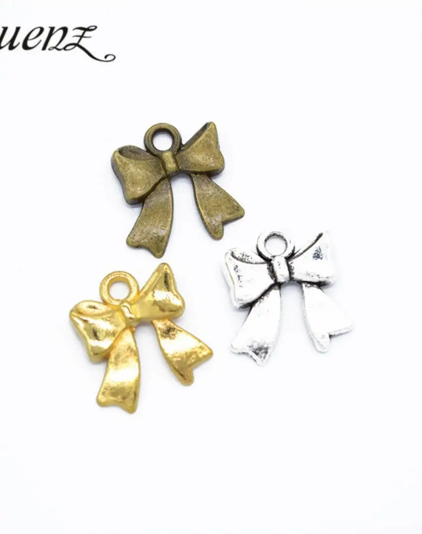 100 шт. подвески-банты 16x8 мм