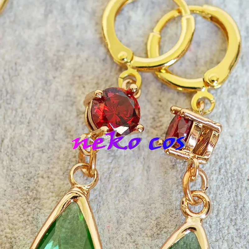 Ходячий замок Хаула редкоземельное стекло подвеска в виде капель воды серьги