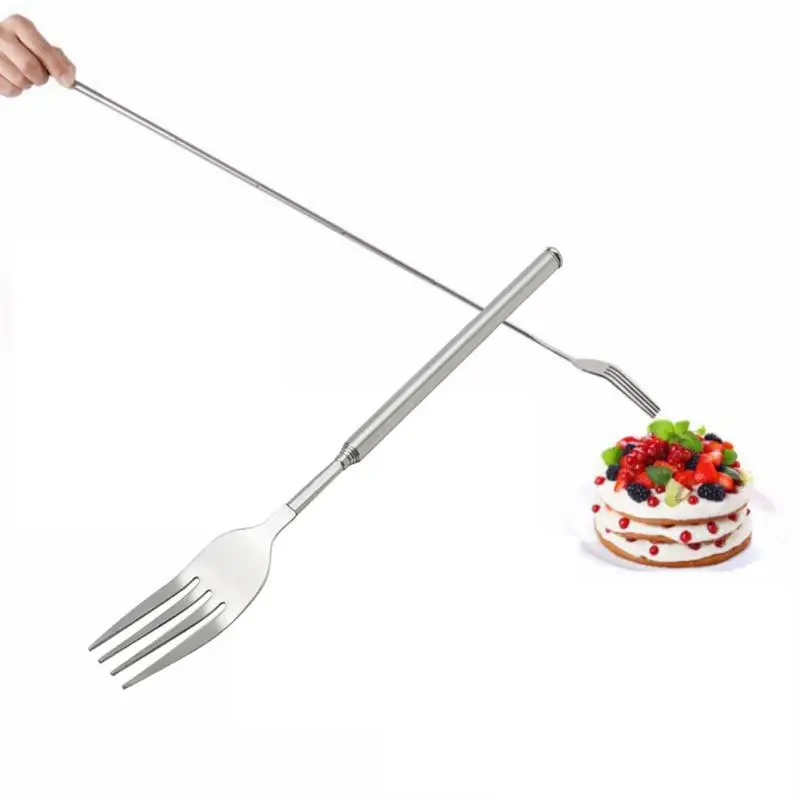 столовые приборы cutlery set. вилка для еды. вилка для барбекю с выдвижной телескопической ручкой 24-72 см bbq 49232. блюдо с вилкой. раздвижная вилка кальве.