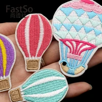 iron on patches for clothing cartoon children clothes stripes turkey hot air balloon patch embroidery kids coat diy sewing