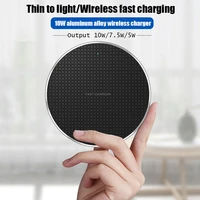 15w qi wireless fast charger ultra thin metal pad magsafe wireless fast charger for huawei android samsung s9 note8 adapter