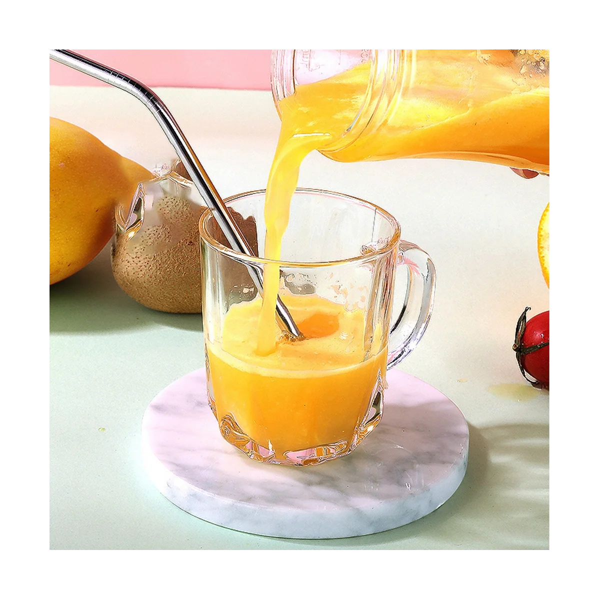 

380ML Portable Blender for Smoothies Juices and Shakes 4000MAh Mini Blender &Travel- Red