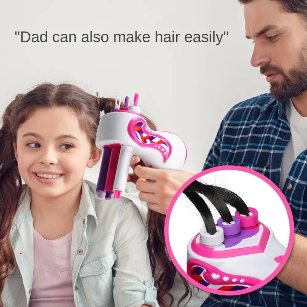 

DIY Quick Twist for Girls Kids Automatic Hair Braider Electric Hair Braider Hair Braiding Machine Hair Twisting Tool