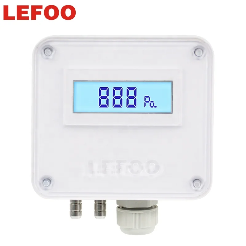

Цифровой Воздушный дифференциальный датчик давления LEFOO с ЖК-дисплеем, датчик низкого дифференциального давления, воздуховод HVAC, Вакуумная...