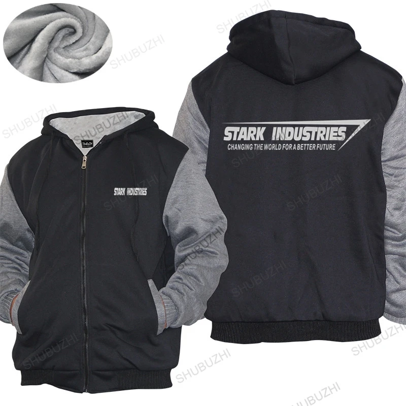 Новая мода толстое пальто с капюшоном Stark Industries мужские толстовки (S-3XL) мужское
