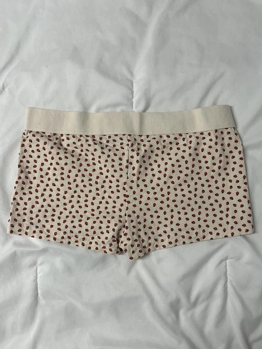 2 шт./пакет клубничные хлопковые шорты-боксеры женские прямые короткие брюки с