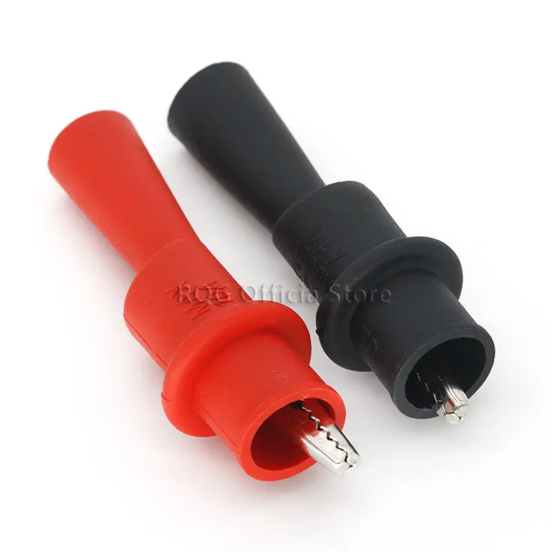 1 Pair Alligator Crocodile Test Clip Clamp For Multimeter Tester Probe New | Clips
