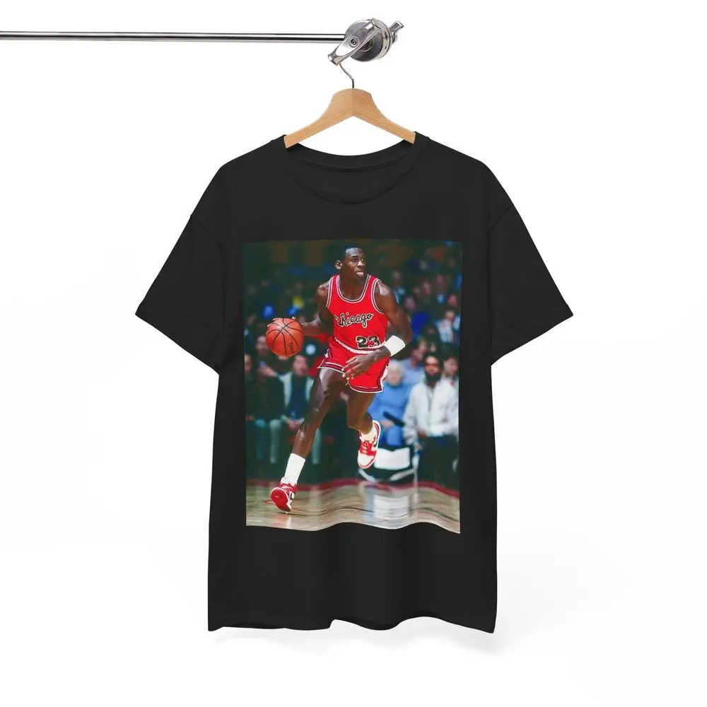 Футболка Chicago Bulls винтажная футболка Michael 23 тяжелые хлопковые футболки в стиле