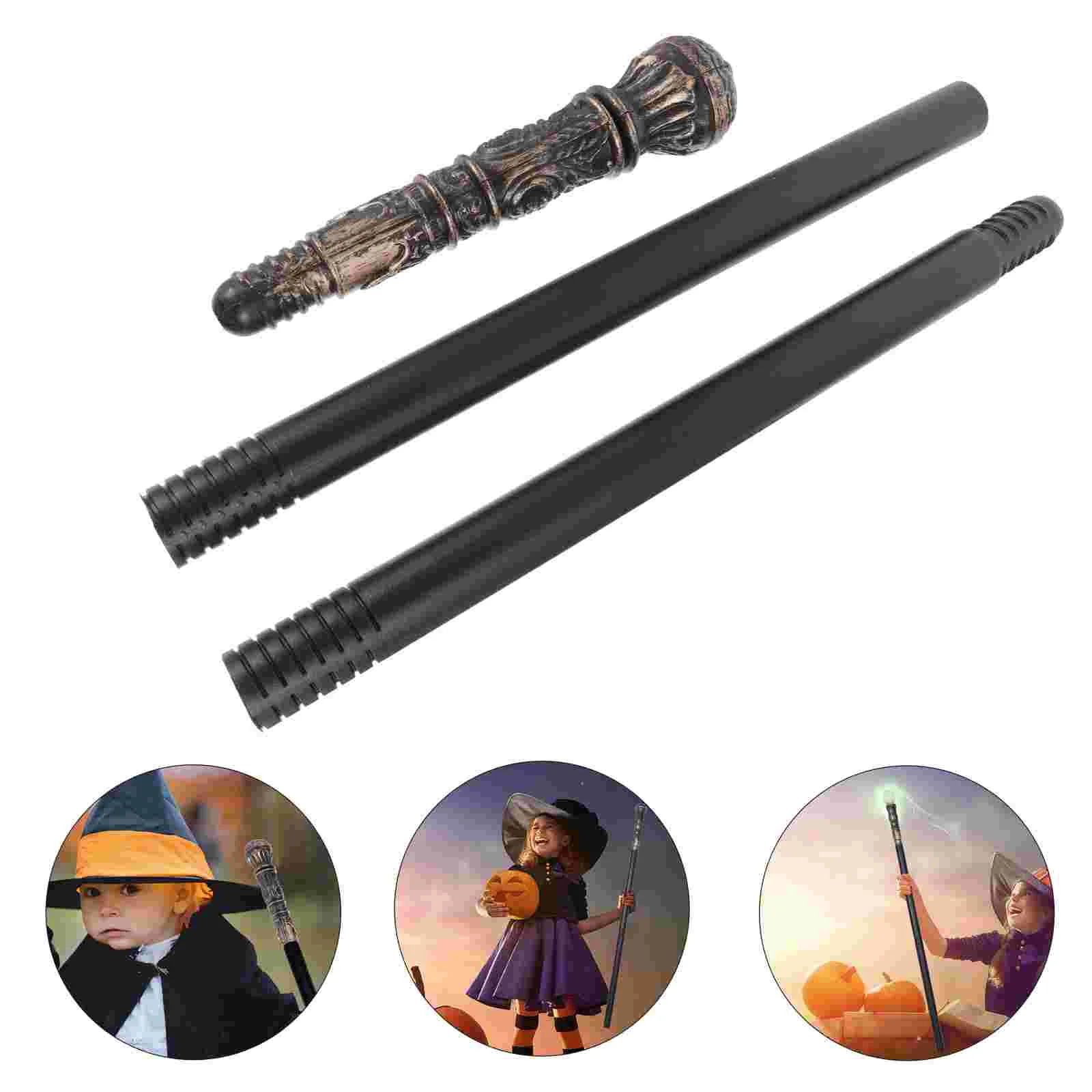 

Kids Cane Prop Vampire Cane Kids Playsets 3 Sections Scepte Kids Outfits Party Makeup Props Toy Shooting Stick