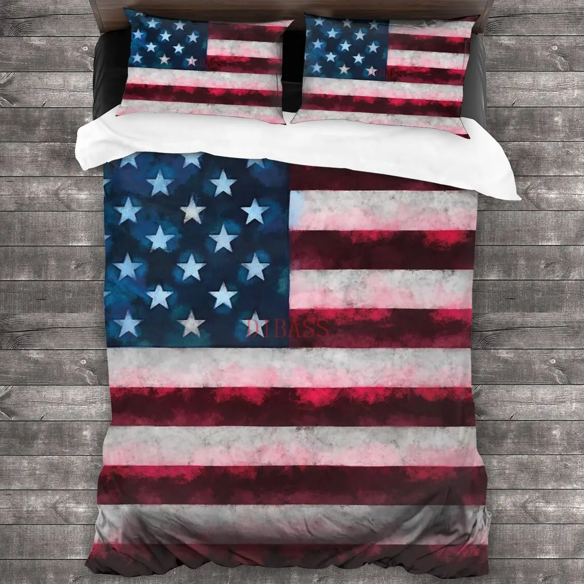 

Мягкая искусственная кожа с 2 наволочками, покрывало с застежкой-молнией, покрывало размера King Size с флагом США