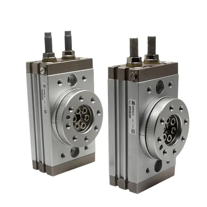 Пневматический поворотный цилиндр Smc MSQB Регулируемый 0-190 ° Ступеньки MSQB10A MSQB20A