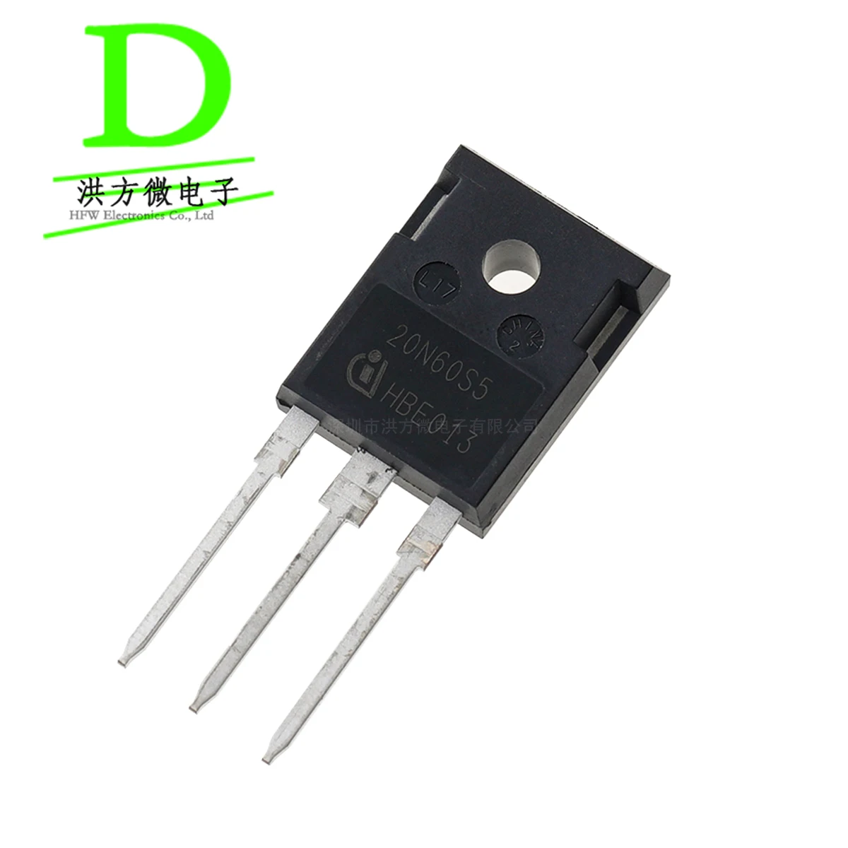 

New and Original N-channel MOSFET 600V 20A SPW20N60S5 TO-247 screen printing 20N65S5 SPW20N60S5FKSA1