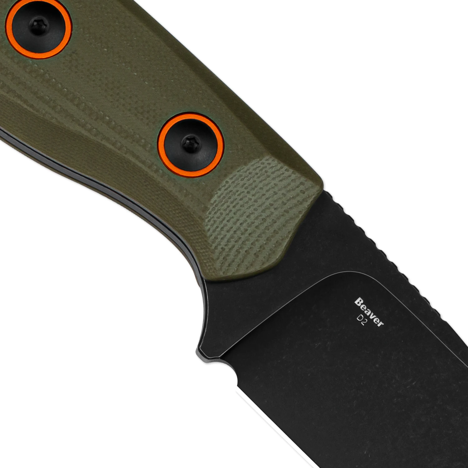 Фото Нож Kizer с фиксированным лезвием Beaver 1078A1/1078A2 D2/Nitro-V, стальное лезвие с G10/Micarta, фиксированный нож для кемпинга, новинка 2023 года №3