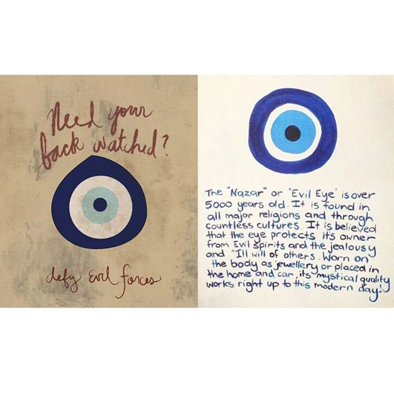 Новинка 2023 года подвеска с голубыми глазами амулет удачи для защиты из