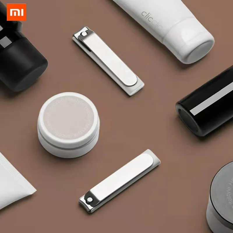 

Original Xiaomi Mijia Stainless Steel Nail Clippers with Anti-splash Cover Trimmer Pedicure Care Nail Clippers Professional File