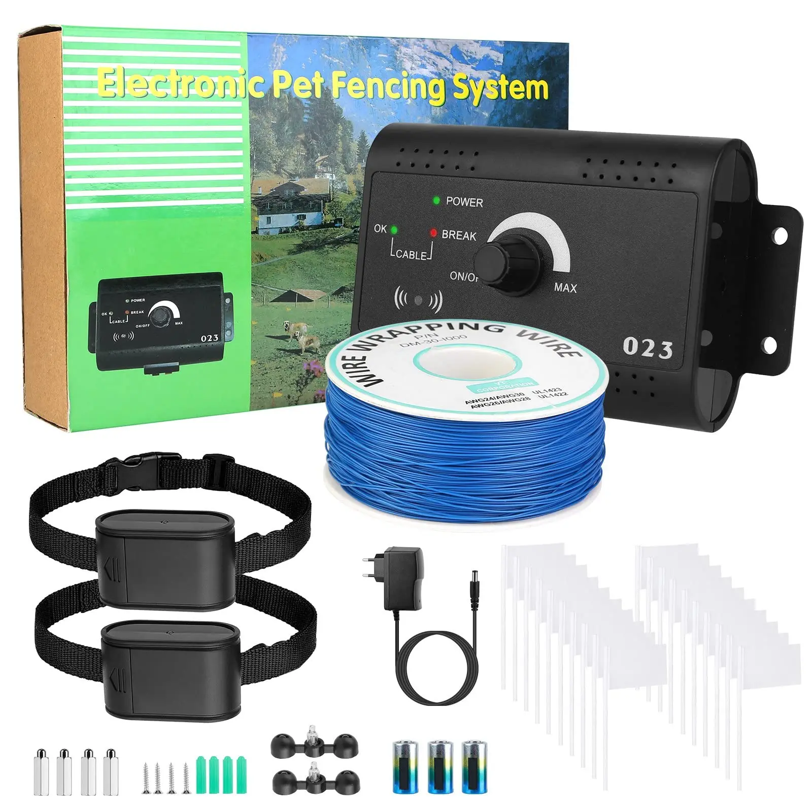 

Dog Collar System Fence Shock Supplies Training Waterproof Dogs Safety Dog Sound Dog Containment Pet Fence Electric Electric