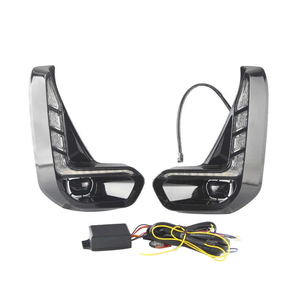 Дневные ходовые огни с указателем поворота для Toyota Hilux Revo 2020 2021