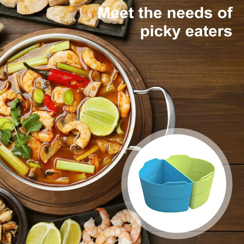 Вставка для медленной плиты с несколькими отделениями силиконовые вкладыши 6-8 Qt