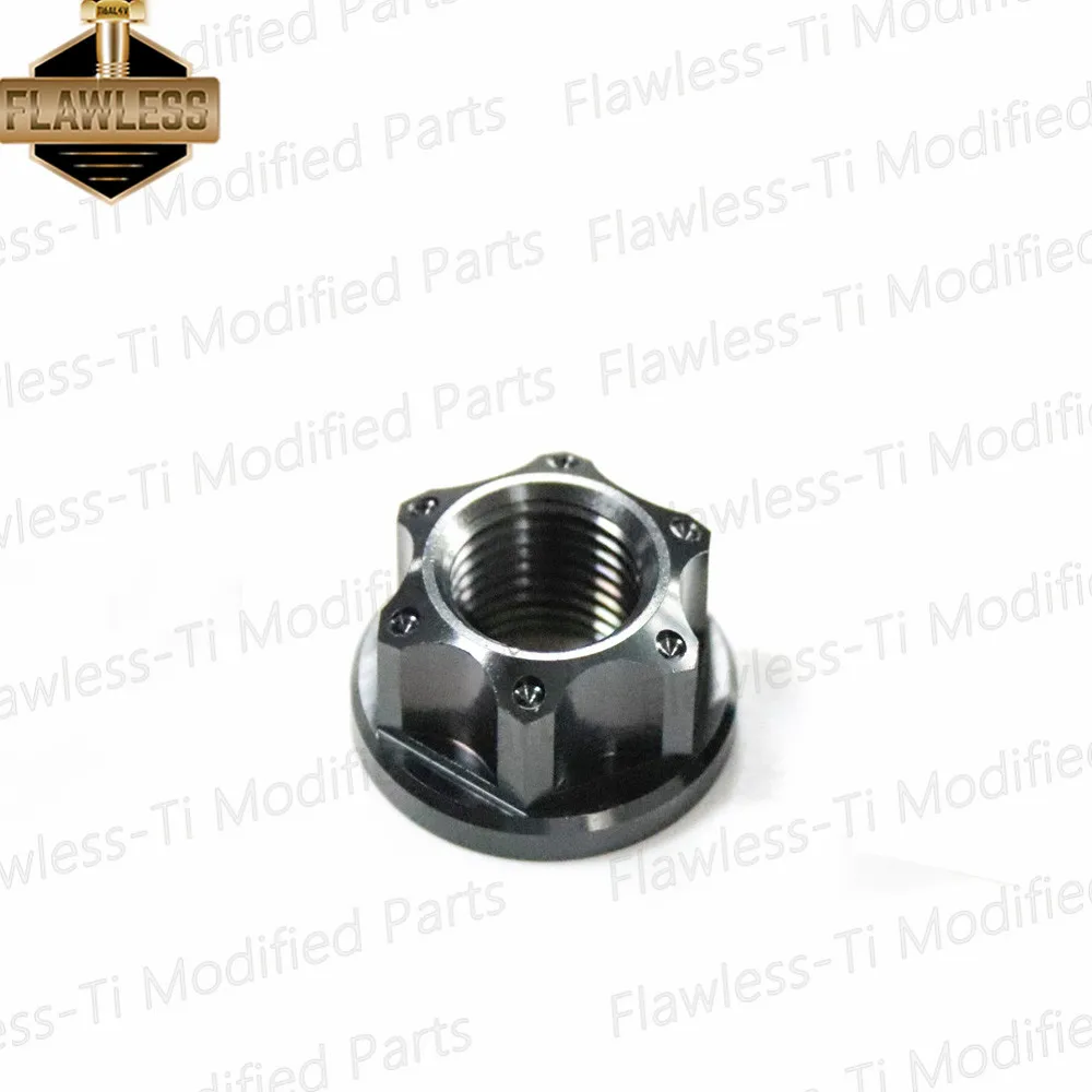 FLAWLESSTI Титановые гайки для мотоцикла M5 M6 M8 M10 M12 M14