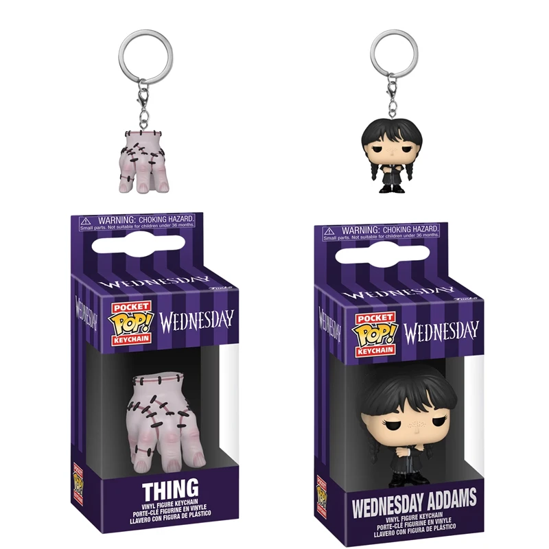 Фото Вторник: Семья Аддамс, 2-й сезон, Funko Pop!! Брелоки-игрушки: Двойные жареные пончики, косички, куклы-скрипки, брелоки-игрушки №1