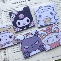 kawaii sanrio sticky note anime kuromi hello kitty cute cinnamoroll girly heart cartoon hand account sticker toy for girls