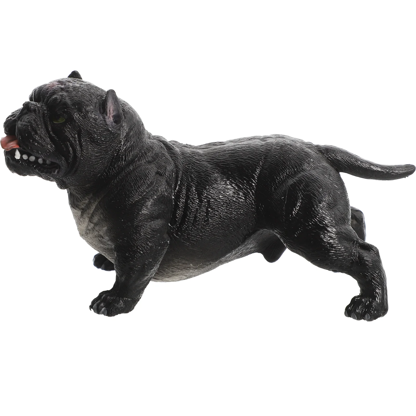 

Desk Top Decor Bulldog Ornament Desktop Model Sculpture Kids Cognitive Toys Plastic Imitation Child