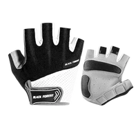 popular outdoor sports mens and womens breathable anti skid fitness half finger bicycle riding gloves in summer