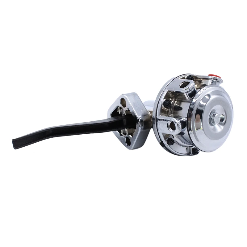 For SB Small Block Ford 221 260 289 302 351 Two Valve 80 Gph Mechanical Fuel Pump Chrome