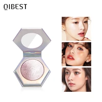 qibest 5 colors highlighter powder glitter palette makeup glow face contour shimmer illuminator ginger highlight cosmetics