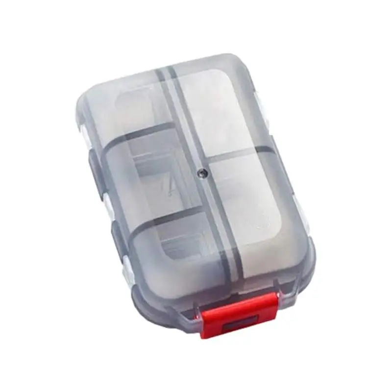 

Pill Storage Box 10 Compartments Pill Organizer With Cover Double Layer Cod Liver Oil Storage Box Pill Dispenser Daily Pill Case