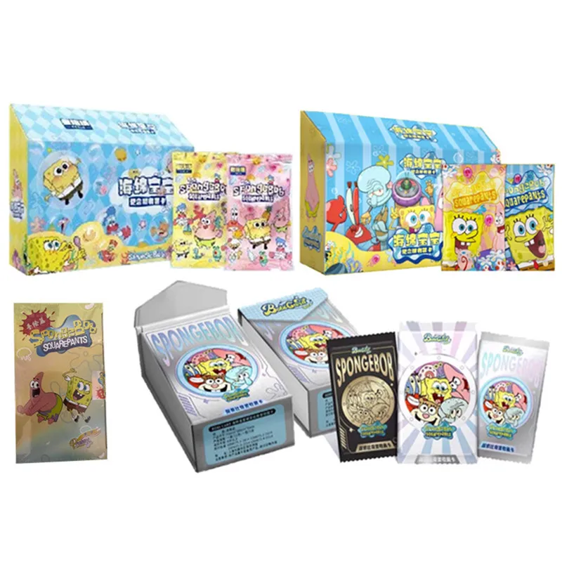 

SpongeBob SquarePants Explore the Beechburg Collection Card Anime Character Patrick Star SE Rare Hidden Cards Toy Children Gift