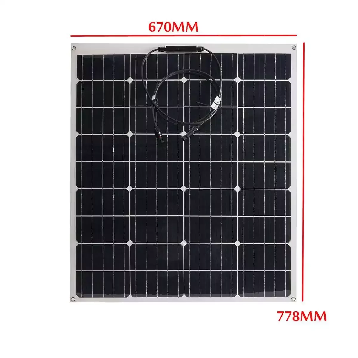 

NEW2023 New in 1000W Flexible Monocrystalline Solar Panel For Car/Boat/ Home Solar Battery Can Charge Waterproof Solar Panel sma