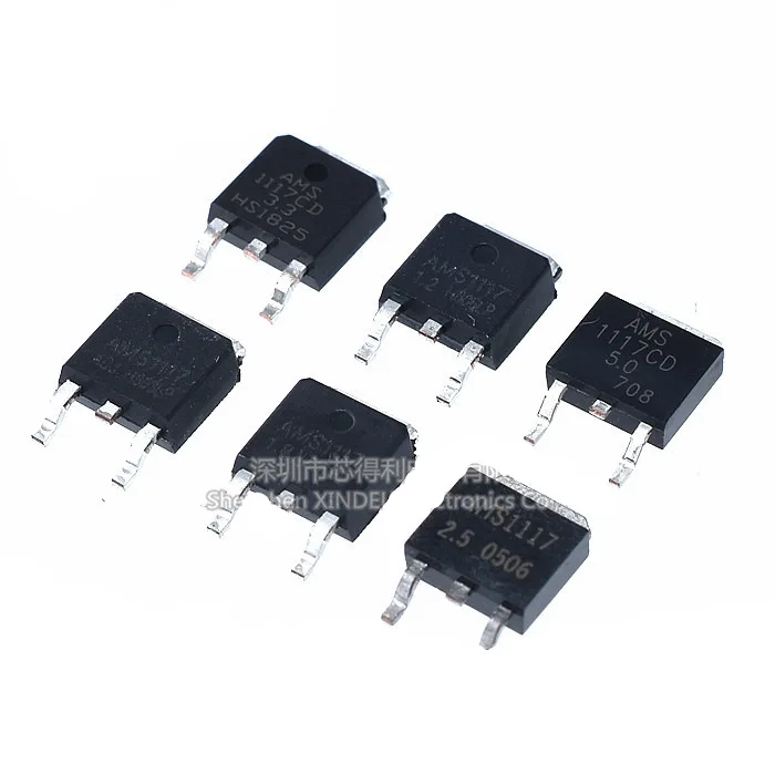 

New original AMS1117CD-1.2V//1.8V/2.5V/3.3V/5.0V/ADJ TO-252 voltage regulator chip