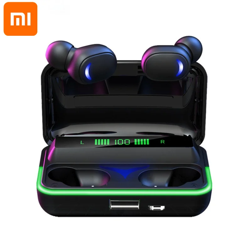 

Xiaomi e10 Tws 1200mah V5 Wireless Earphone. 1 bluetooth 9d waterproof stereo headset with wireless led display new