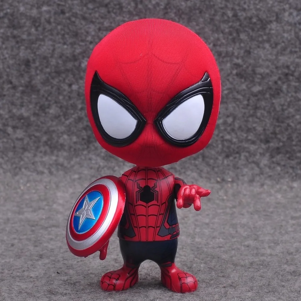 Фигурка Человека-паука Marvel Q Version движущаяся голова параллельная вселенная