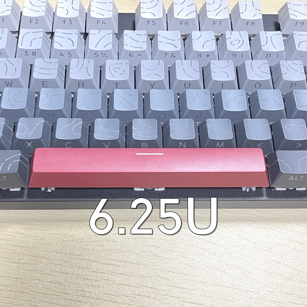 Фото Колпачок для клавиши Space 6.25U, профиль Cherry, PBT, для механических клавиатур с переключателями MX, игровых клавиатур, кастомизированный колпачок для клавиш №4