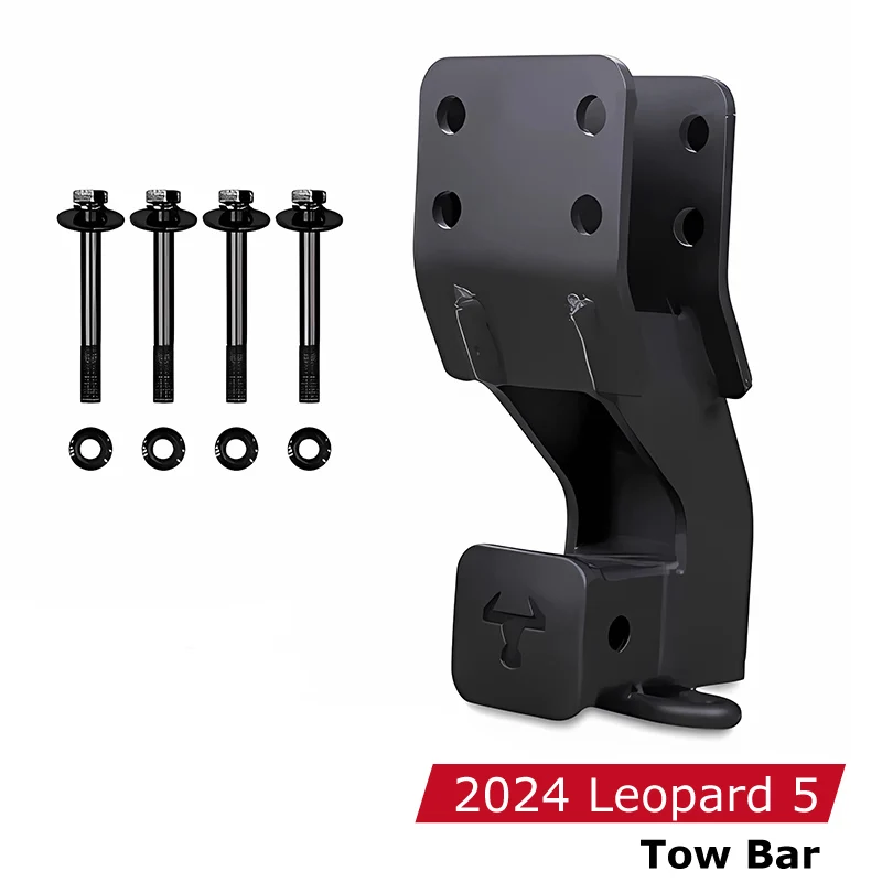 

BYD FangChengBao Leopard 5, крюк для прицепа с квадратным горлышком, кронштейн для прицепа, крюк Rogue, U-образное кольцо, модификация бара прицепа для бездорожья