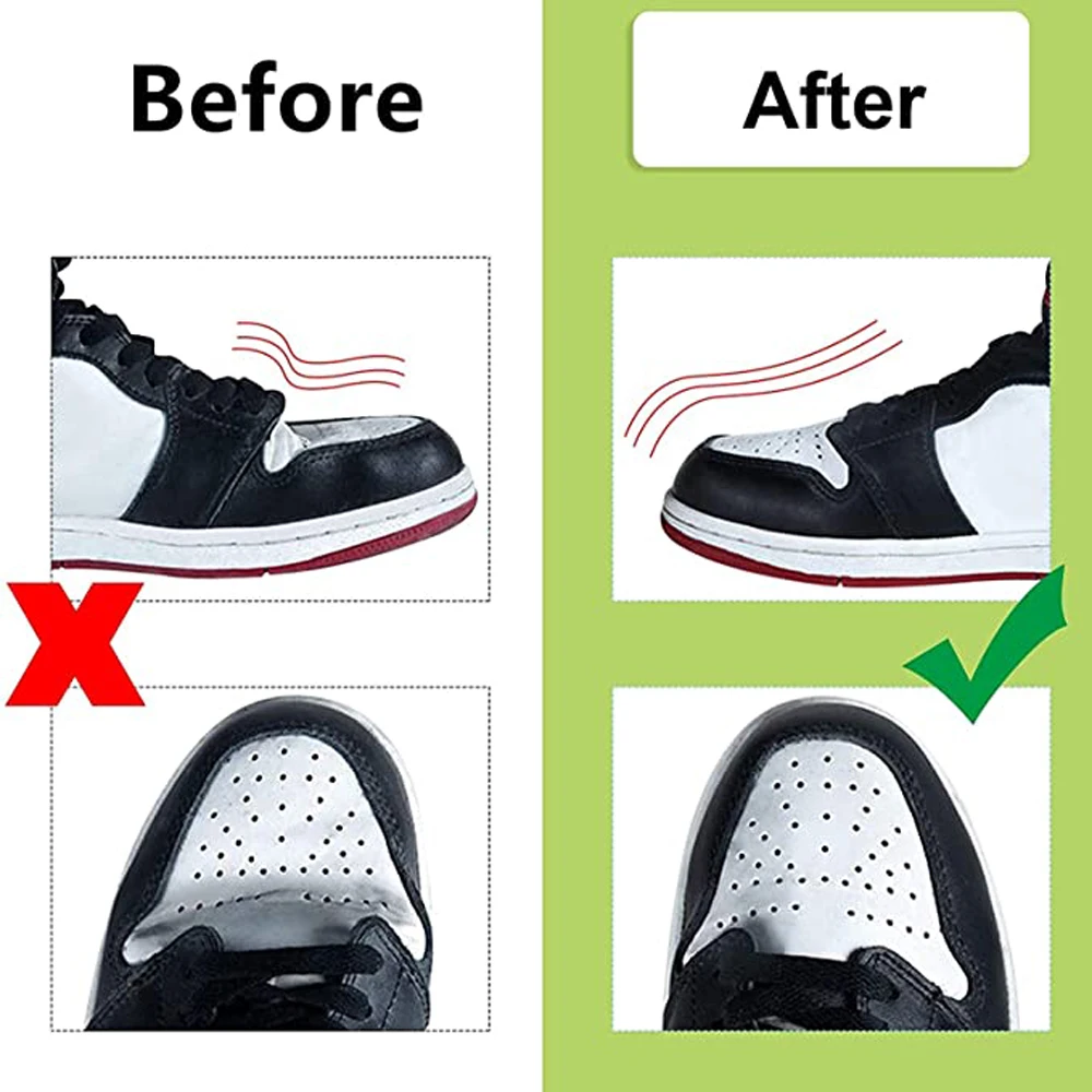 5 Pairs Anti Crease Protector for Sneakers Toe Caps Support Protection for Basket Ball Shoes Stretcher Dropshipping Wholesale