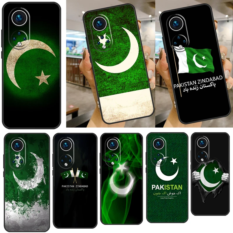 

Чехол с флагом Пакистана для Honor 50, чехол для Huawei P30 P20 P40 Lite Pro Nova 9 5T P Smart Z 2021, чехлы
