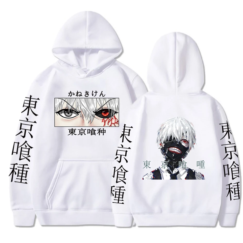 

Anime Hoodies Tokyo Ghoul Hoodie Oversize Sweatshirt Hooded Sweatshirts Unisex Pullover Streetwear Unisex Hip Hop Clothing