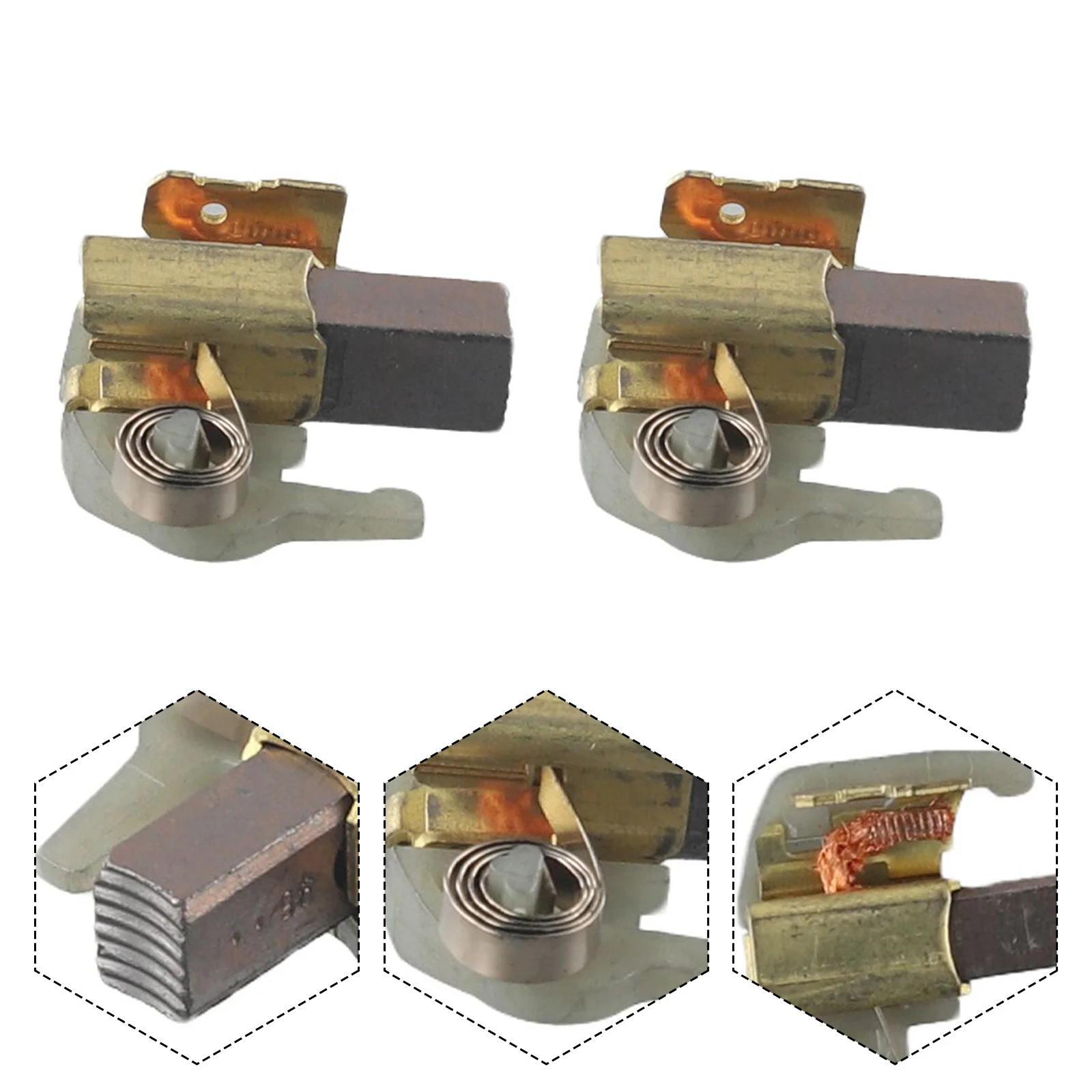 Электрическая ударная дрель угольная щетка аккумуляторная DC988 DC988V DC987 замена