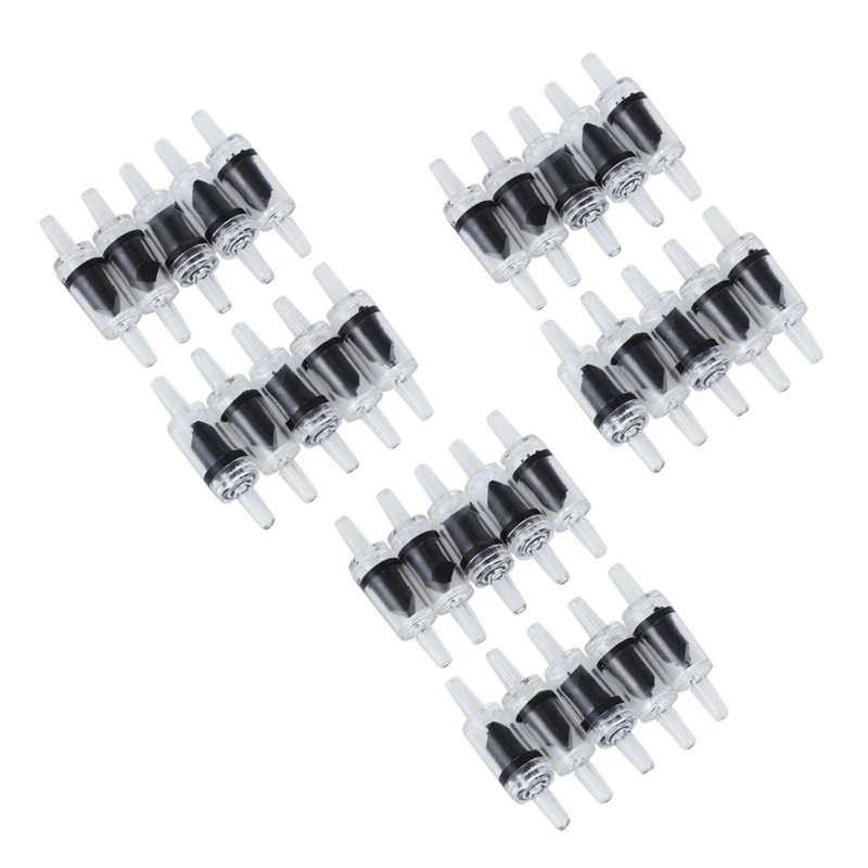 

30 Pcs Non-Return One Way Check Valve CO2 Aquarium Fish Tank Air Pump